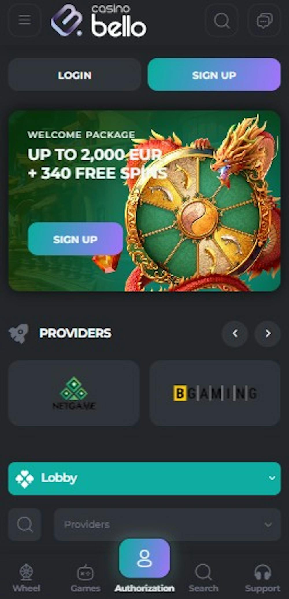 Casino Bellon tervetuliaisbonus on jopa 2000 euron arvoinen.